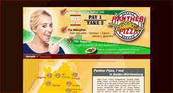 Desktop Screenshot of pantherpizza.de